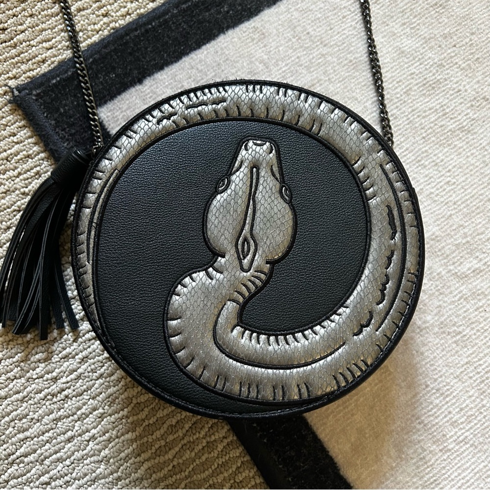 Danielle Nicole Black And Silver Crossbody Bag - image 2